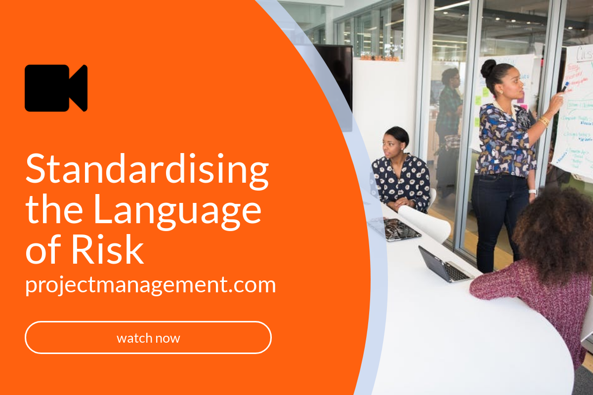 Standardising the language of risk